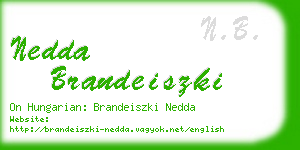 nedda brandeiszki business card